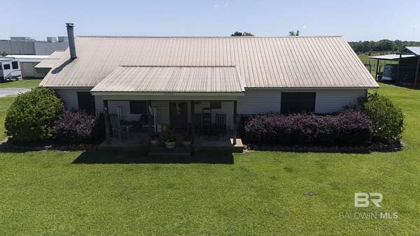 17.6 Acres of Land with Home for Sale in Loxley, Alabama
