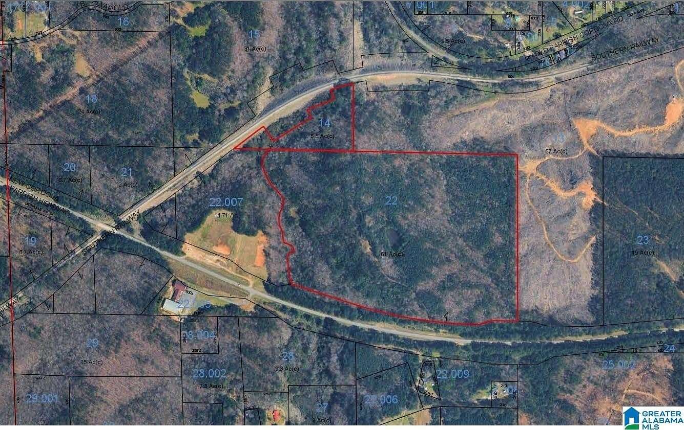 65.5 Acres of Recreational & Residential Land for Sale in Parrish, Alabama