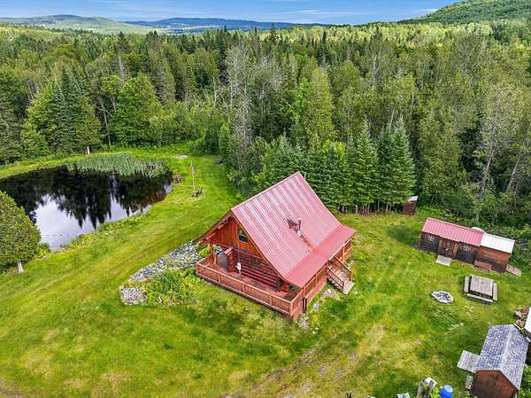 15.4 Acres of Recreational Land with Home for Sale in Clarksville Town, New Hampshire