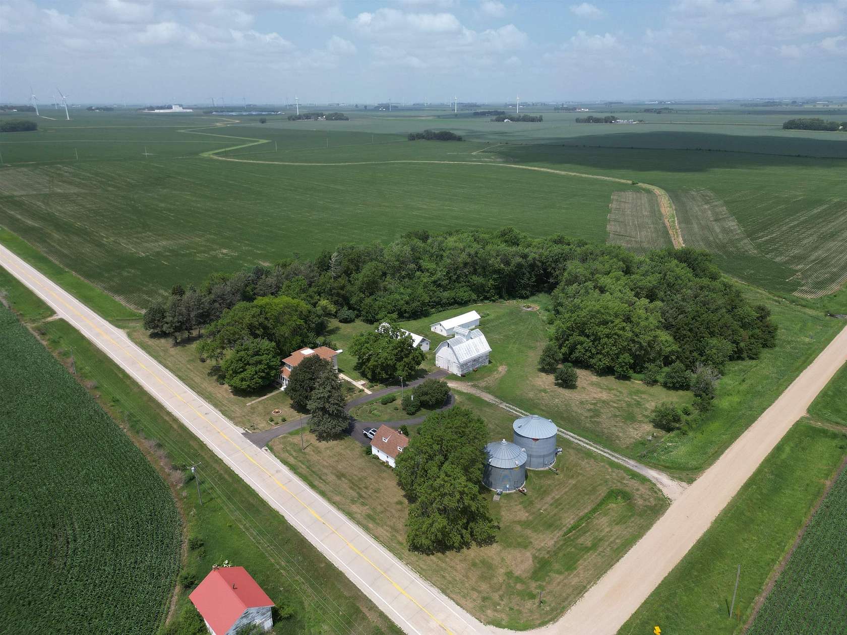 7.64 Acres of Land with Home for Sale in Schaller, Iowa