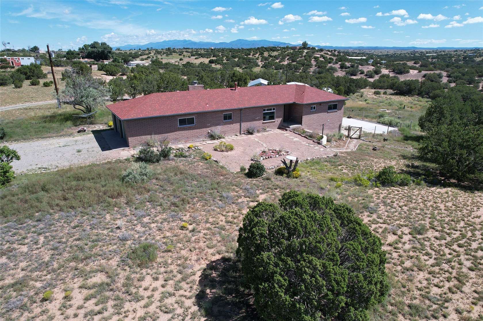10 Acres of Land with Home for Sale in Santa Fe, New Mexico