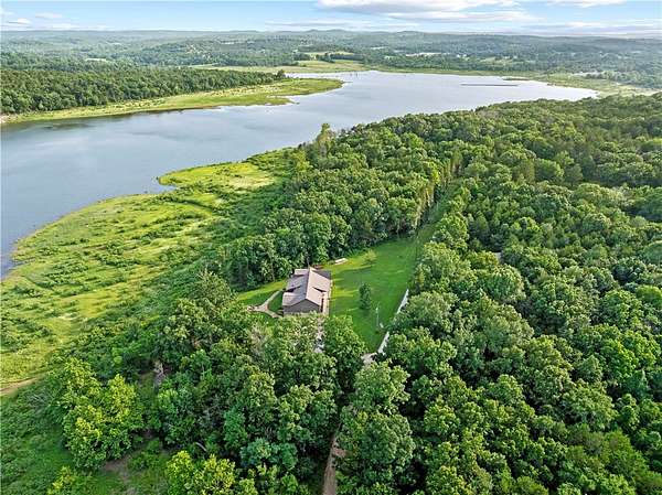 5.1 Acres of Land with Home for Sale in Lead Hill, Arkansas