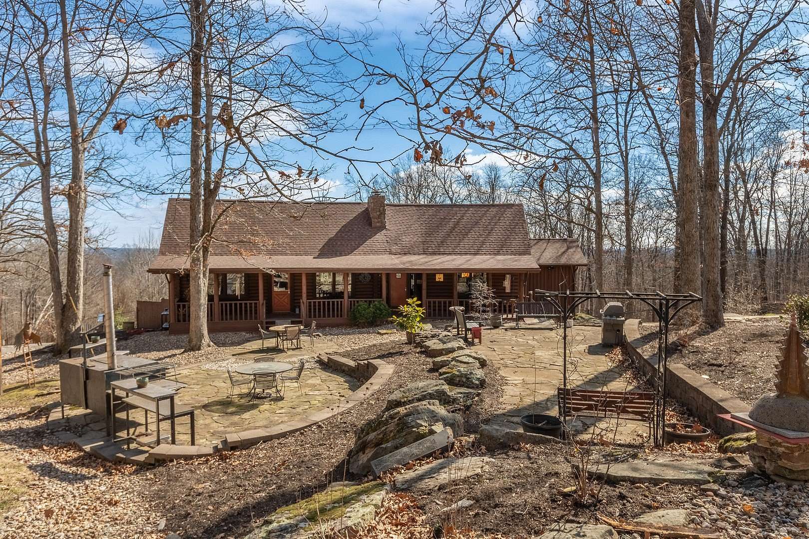 42.2 Acres of Recreational Land with Home for Sale in Cobden, Illinois