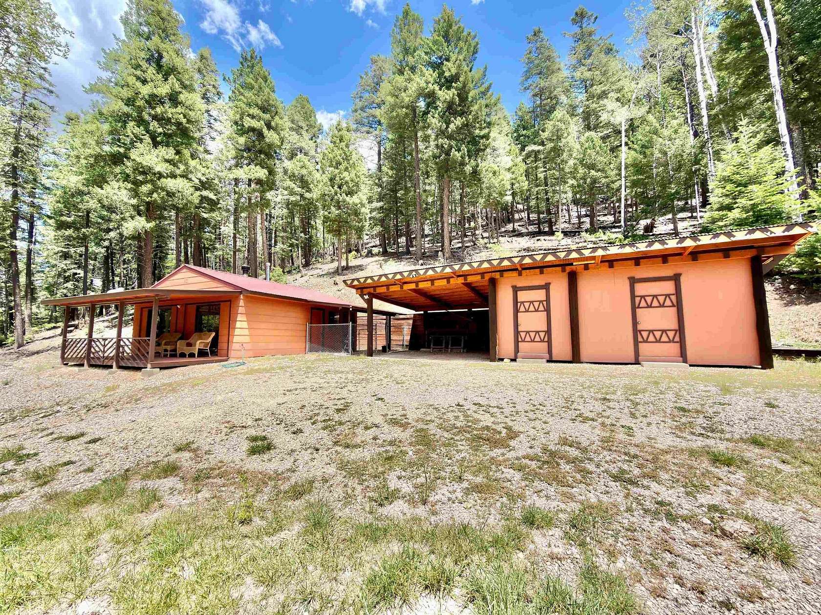 3 Acres of Land with Home for Sale in Cloudcroft, New Mexico