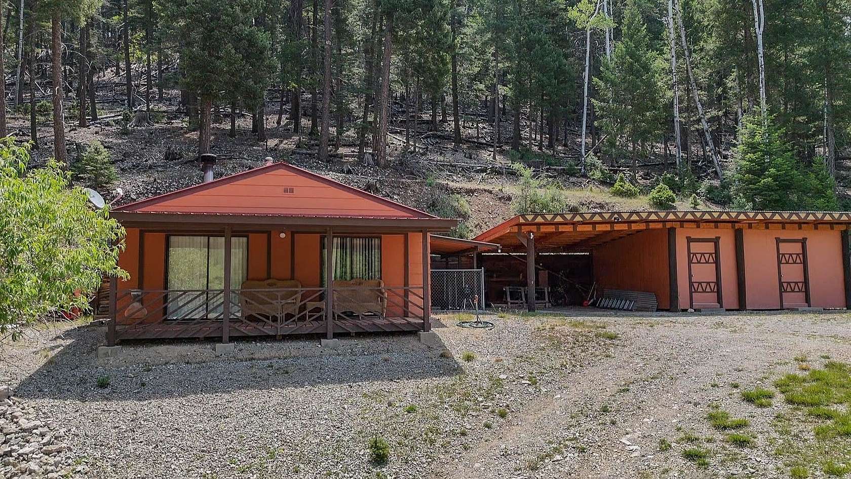 3 Acres of Land with Home for Sale in Cloudcroft, New Mexico