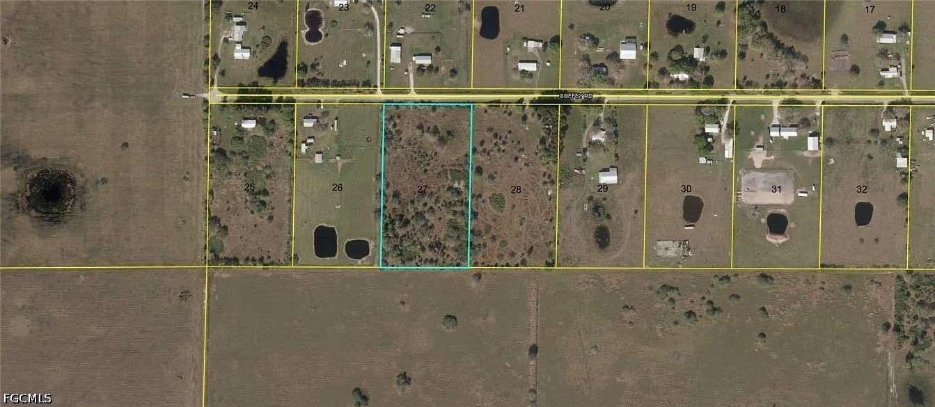 5 Acres of Residential Land for Sale in Moore Haven, Florida