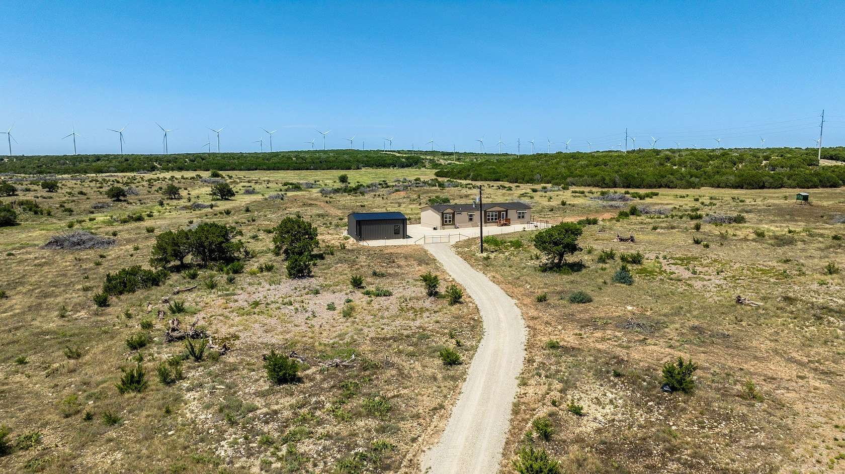 10 Acres of Land with Home for Sale in Tuscola, Texas
