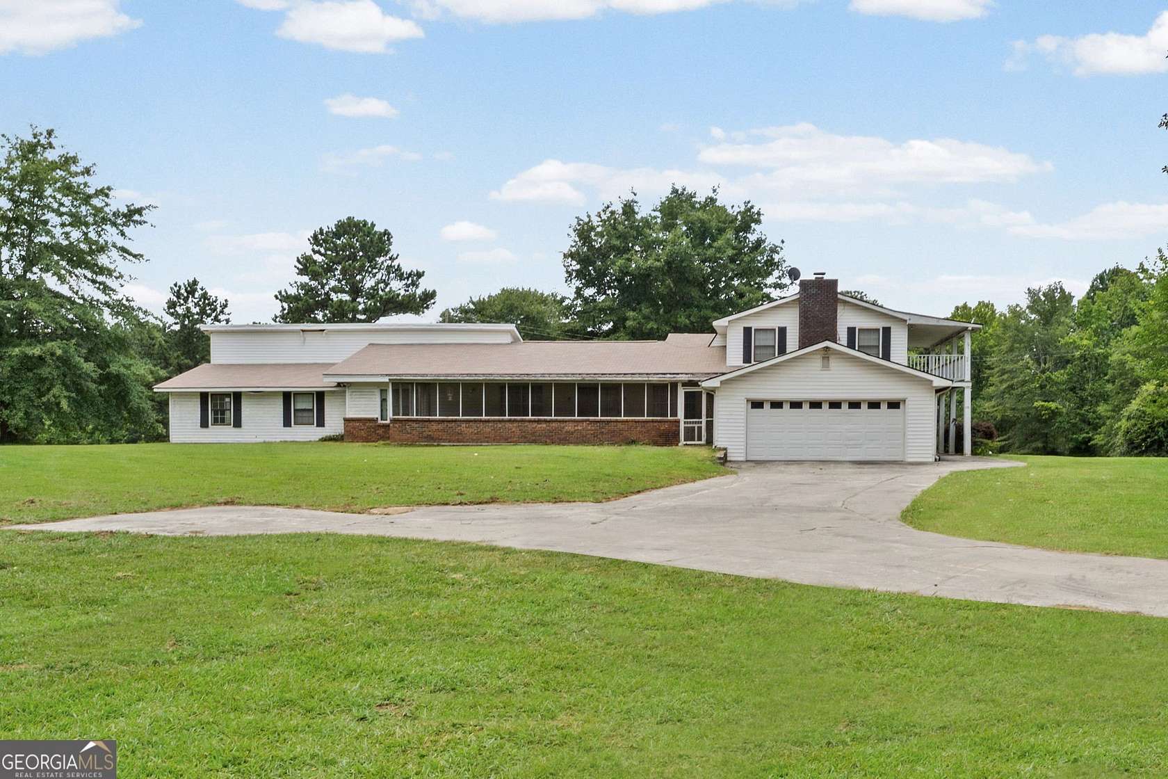 12.8 Acres of Land with Home for Sale in Newnan, Georgia