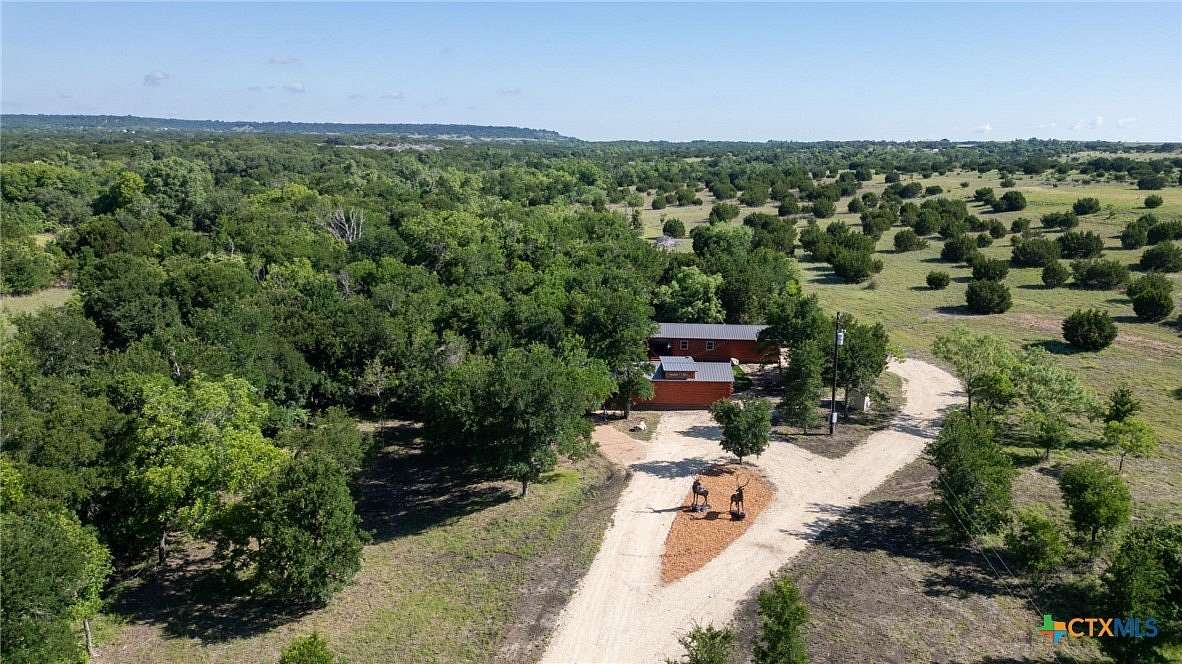 10 Acres of Recreational Land with Home for Sale in Kempner, Texas