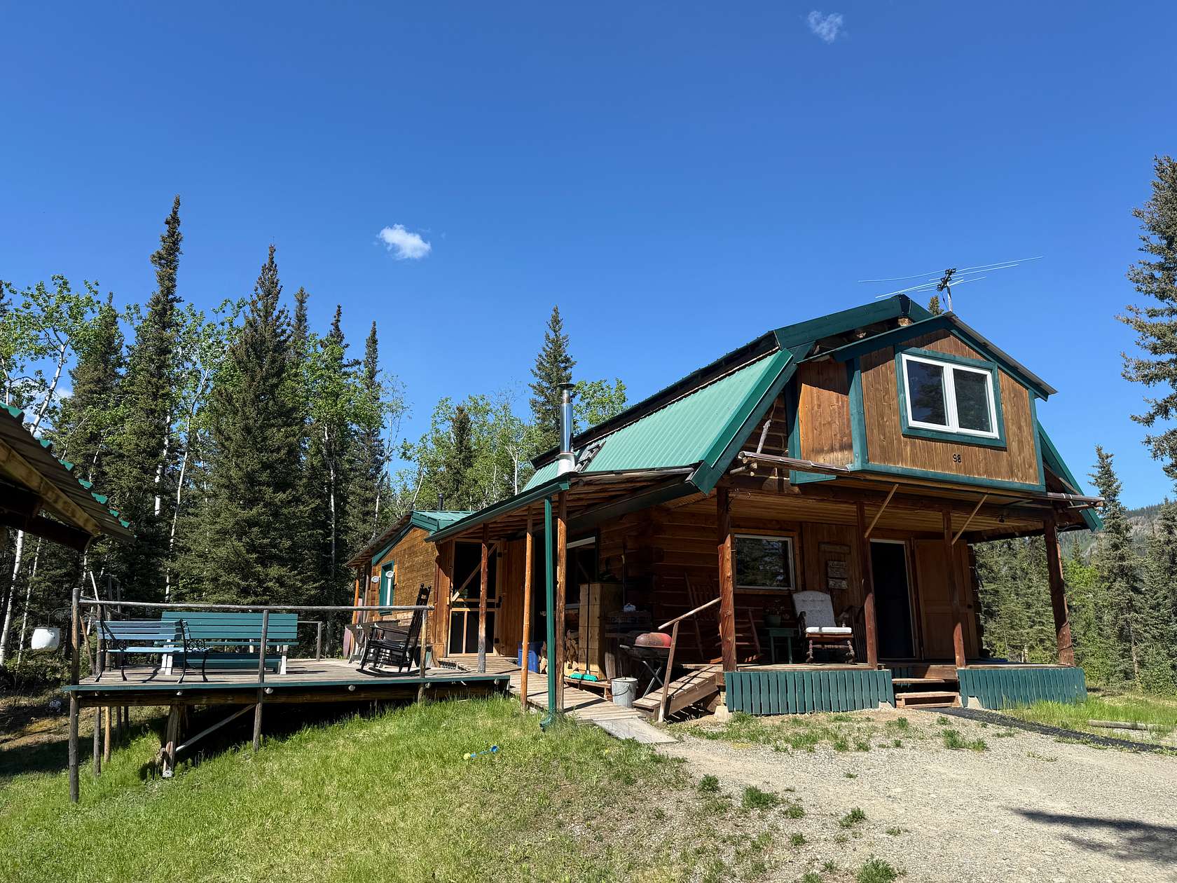 6 Acres of Land with Home for Sale in Eagle, Alaska