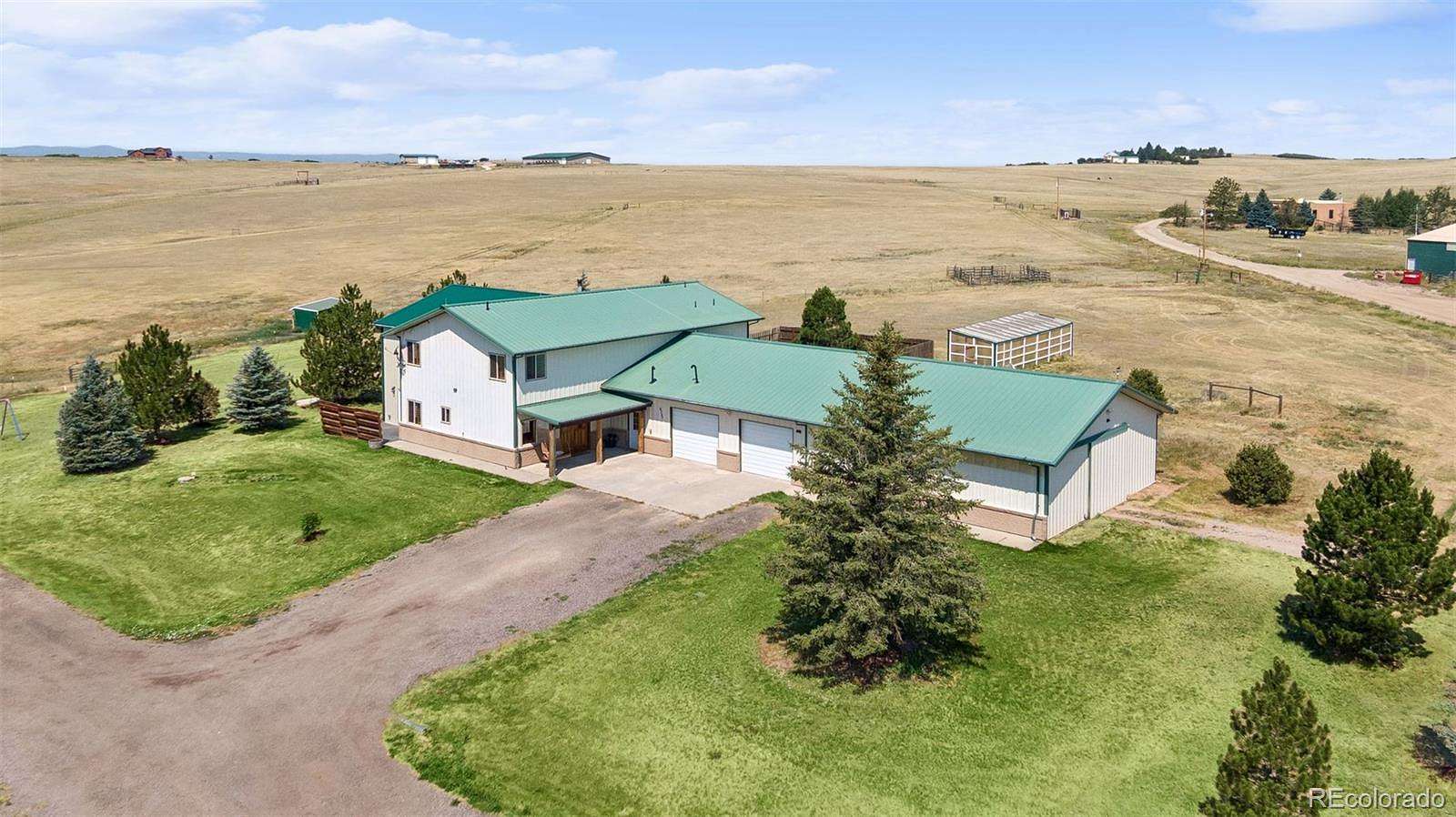 35 Acres of Agricultural Land with Home for Sale in Franktown, Colorado