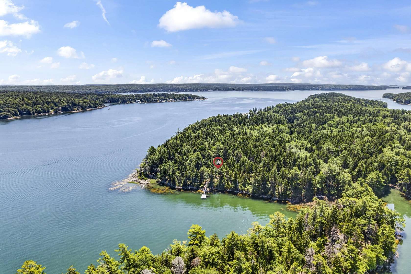 2.9 Acres of Land with Home for Sale in Harpswell Town, Maine