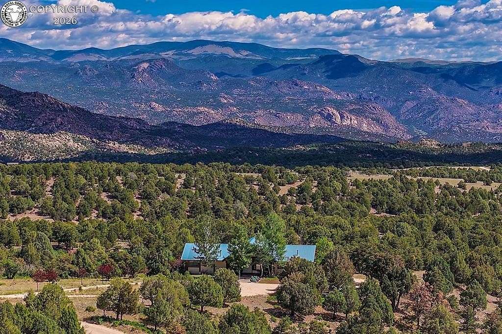 35.2 Acres of Recreational Land with Home for Sale in Cotopaxi, Colorado