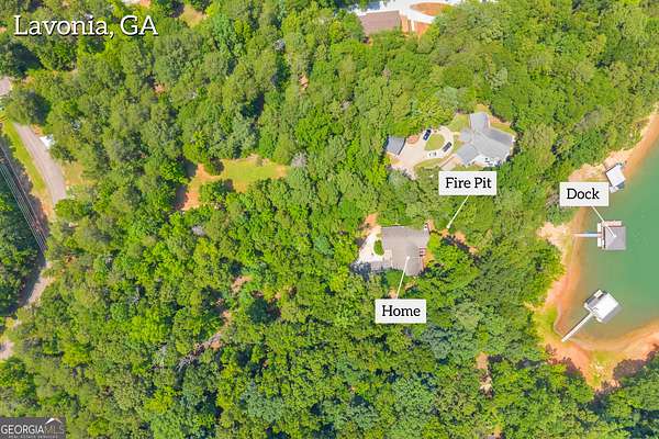 3.48 Acres of Land with Home for Sale in Lavonia, Georgia
