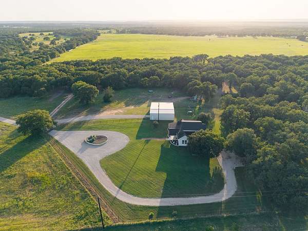 17.5 Acres of Land with Home for Sale in Lipan, Texas
