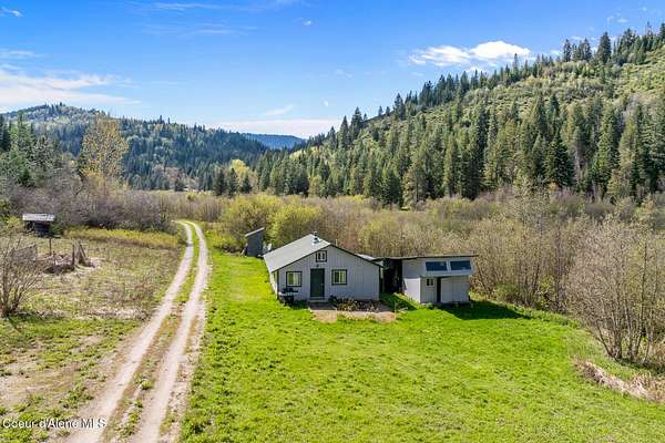 50 Acres of Land with Home for Sale in Priest River, Idaho