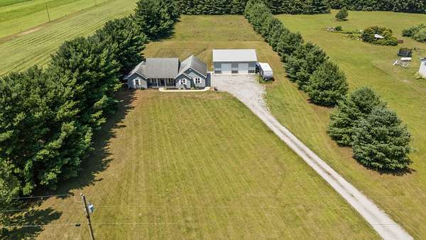 2.4 Acres of Land with Home for Sale in Wheatfield, Indiana