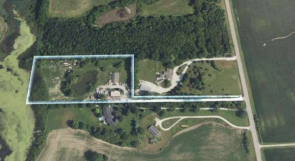 5.49 Acres of Land with Home for Sale in Frankfort, Illinois