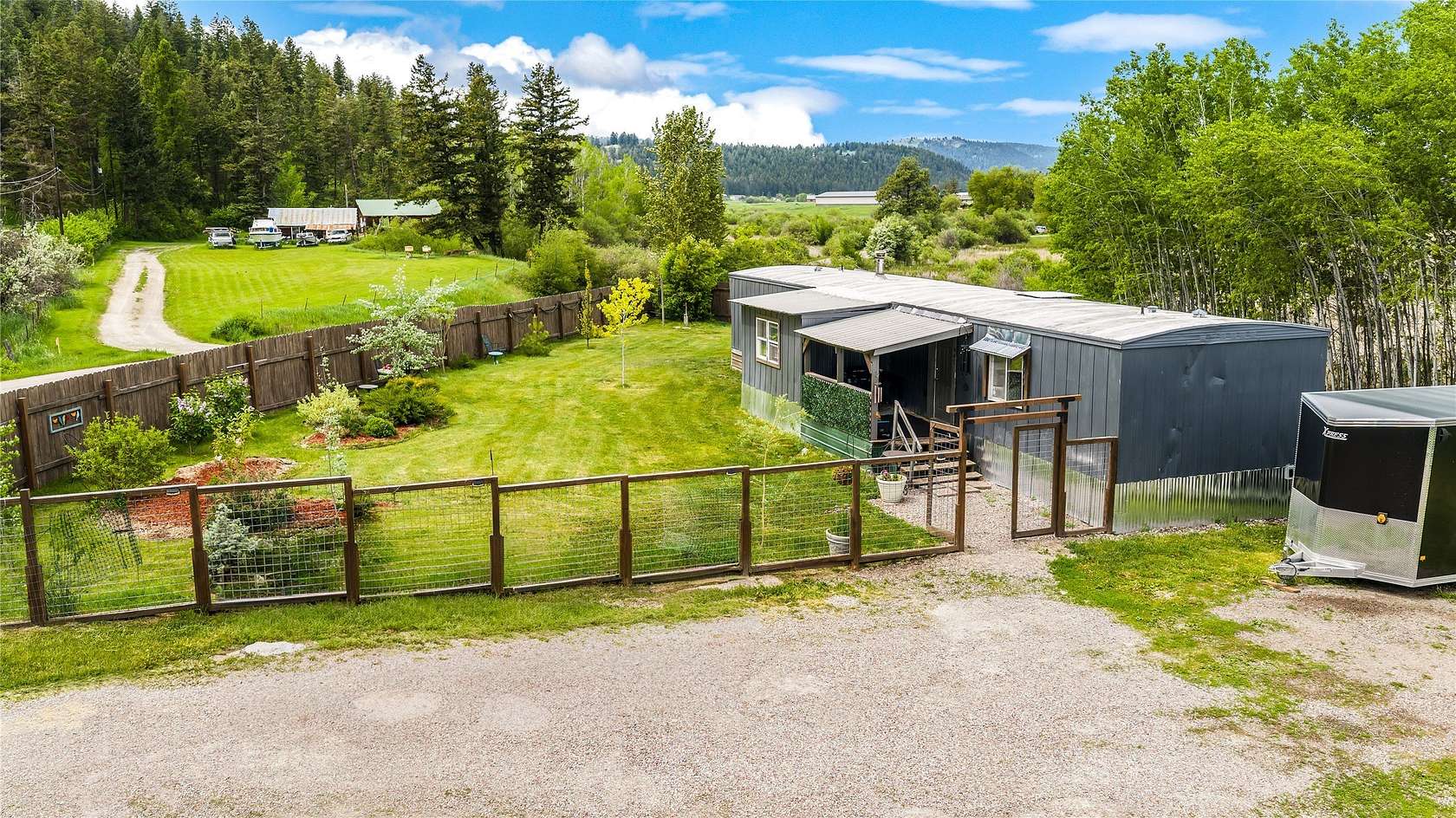 12.1 Acres of Land with Home for Sale in Kalispell, Montana
