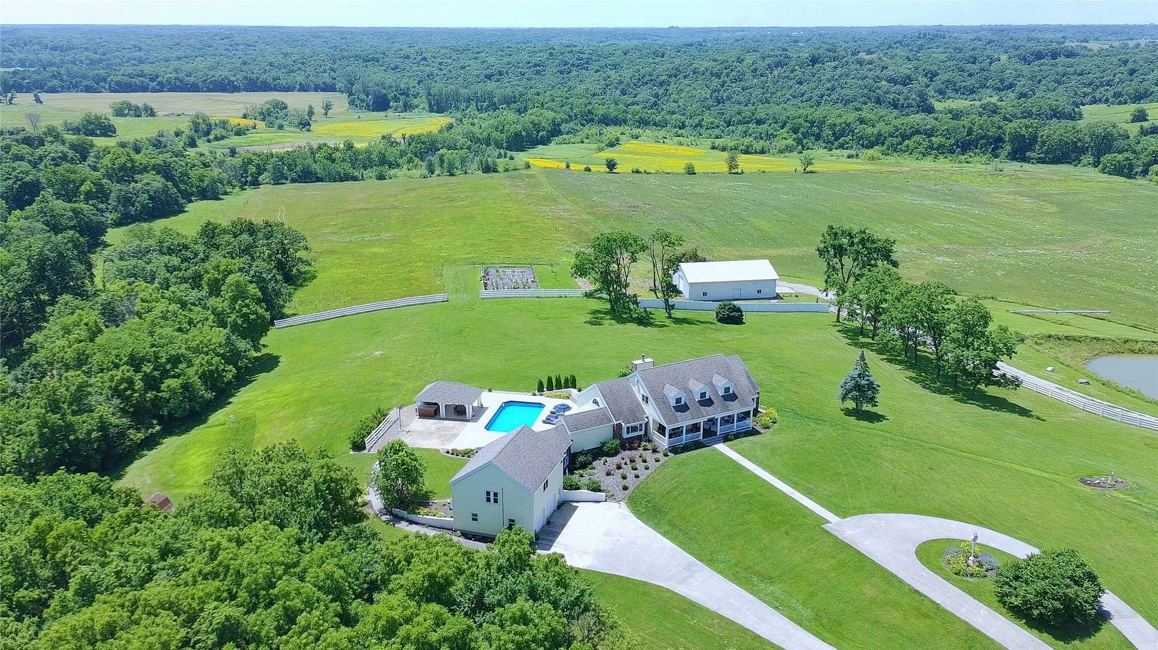 18 Acres of Land with Home for Sale in Albia, Iowa
