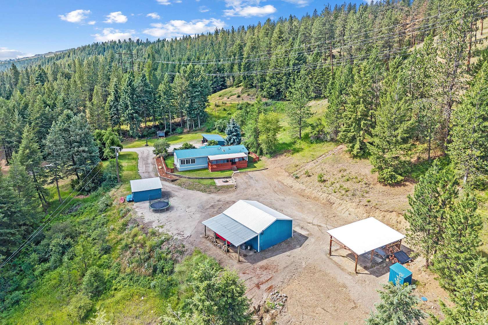 4 Acres of Land with Home for Sale in Colville, Washington