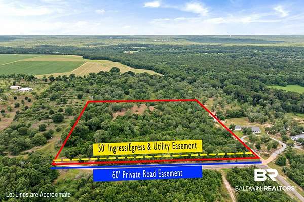 10.1 Acres of Land for Sale in Summerdale, Alabama