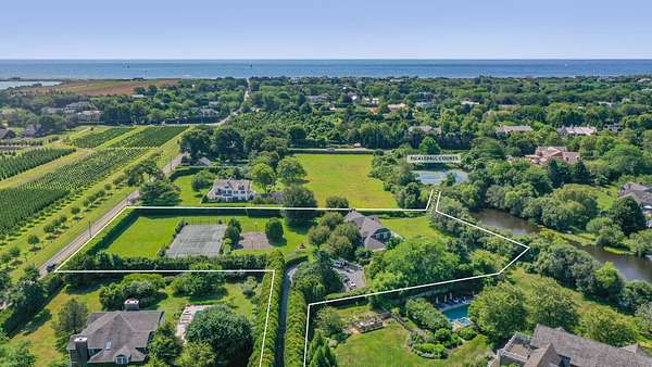 2.2 Acres of Land with Home for Lease in Sagaponack, New York