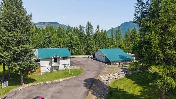 2.8 Acres of Land with Home for Sale in Columbia Falls, Montana
