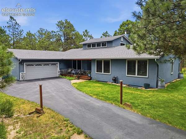 5 Acres of Land with Home for Sale in Elbert, Colorado
