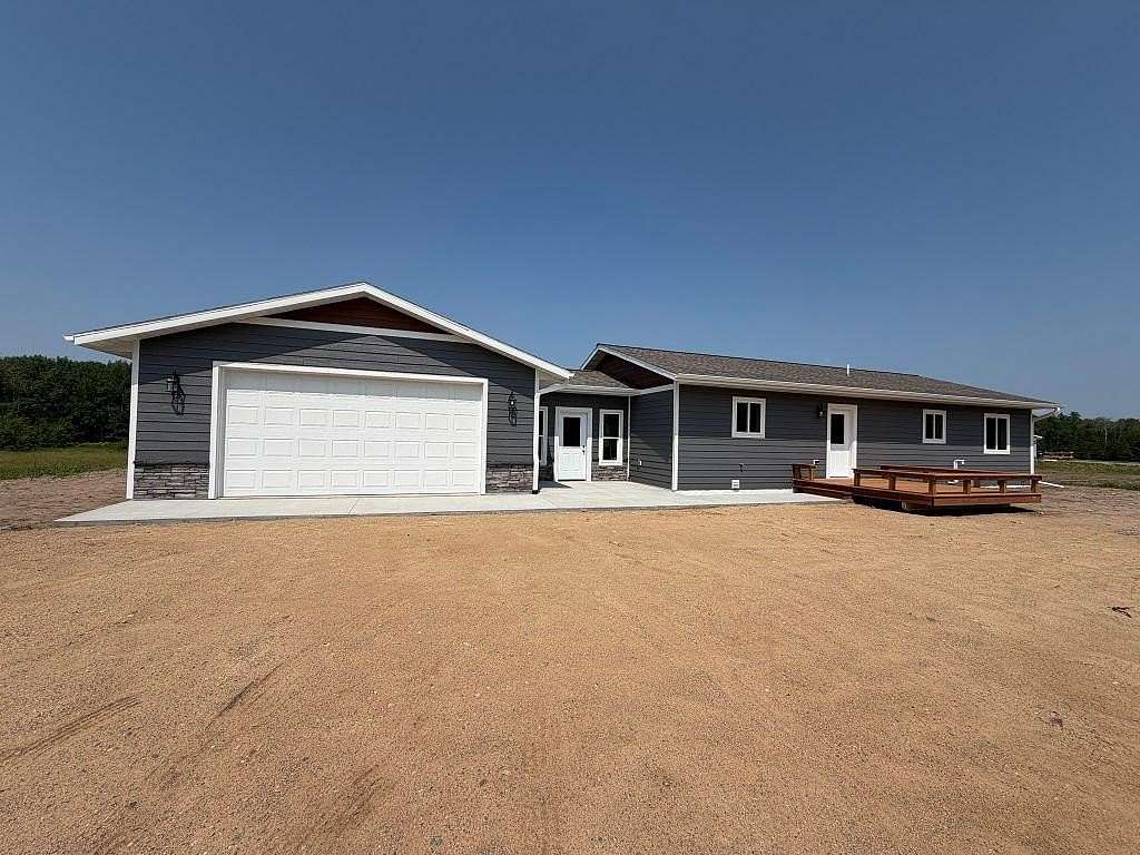 9.9 Acres of Land with Home for Sale in Akeley, Minnesota