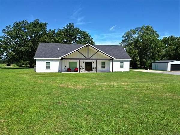 10.6 Acres of Land with Home for Sale in Stonewall, Oklahoma