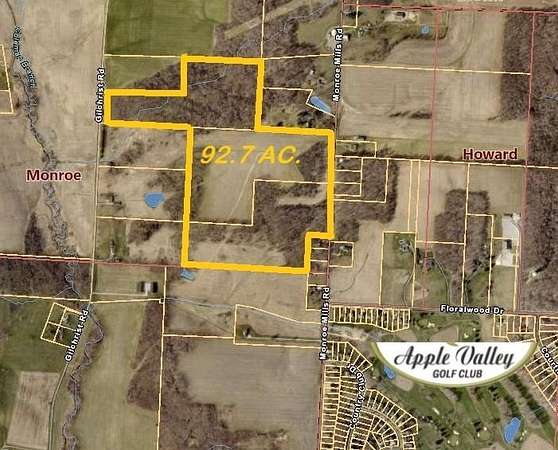 92.8 Acres of Land for Sale in Mount Vernon, Ohio