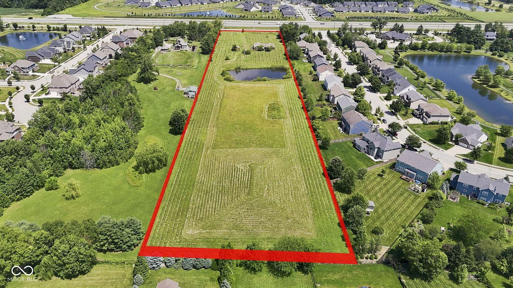 7.46 Acres of Land with Home for Sale in Carmel, Indiana