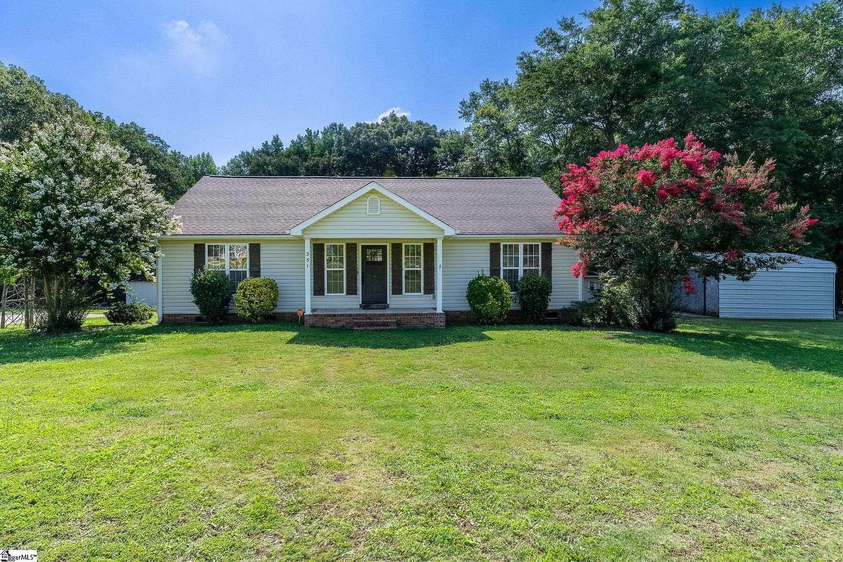 1.5 Acres of Land with Home for Sale in Fountain Inn, South Carolina