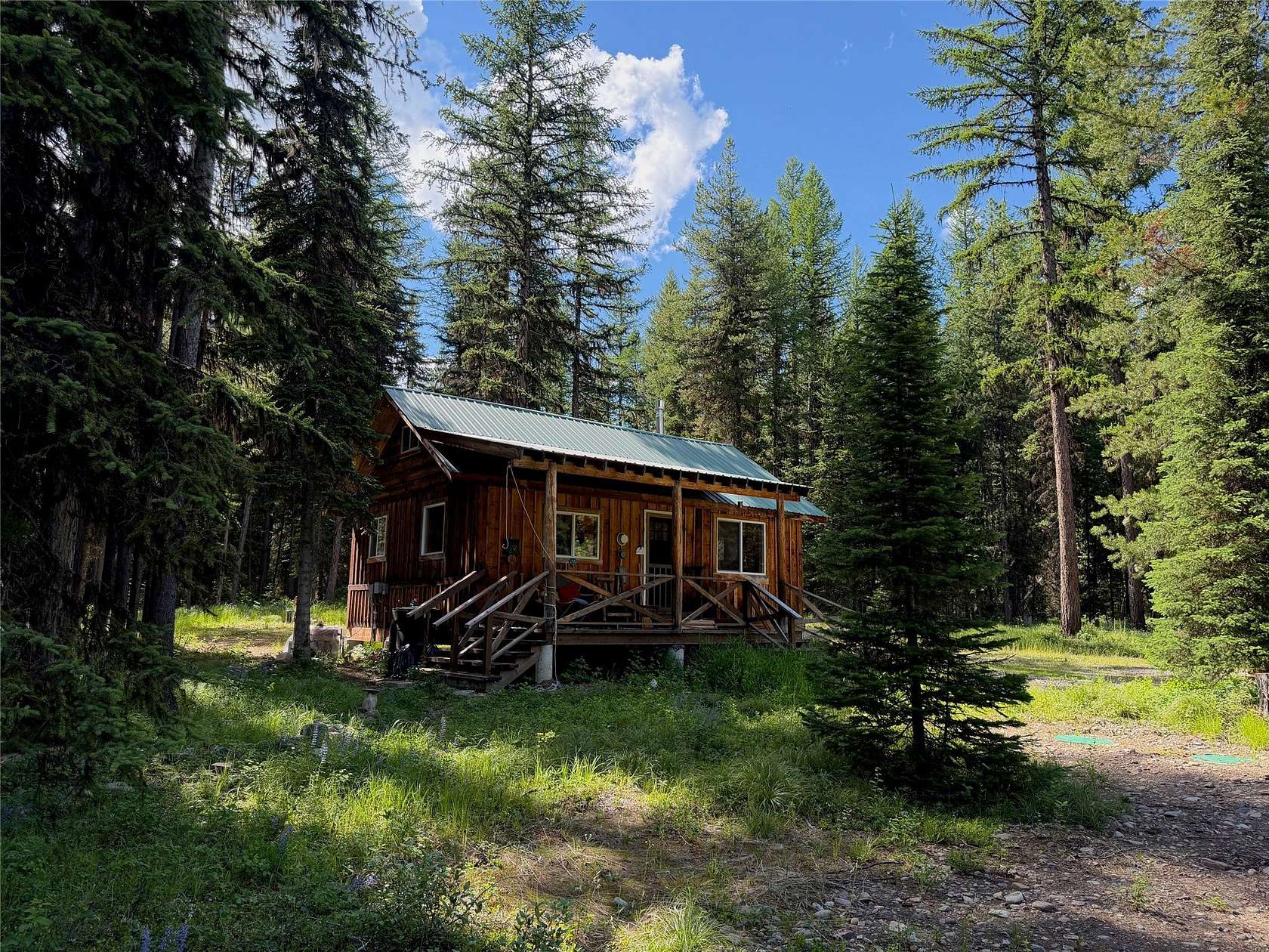 14.4 Acres of Recreational Land with Home for Sale in Polebridge, Montana