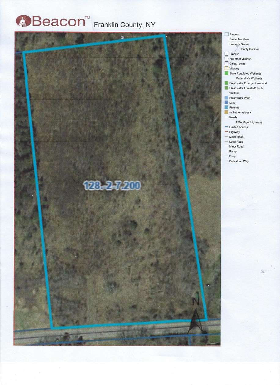 10 Acres of Recreational Land for Sale in Bellmont Town, New York