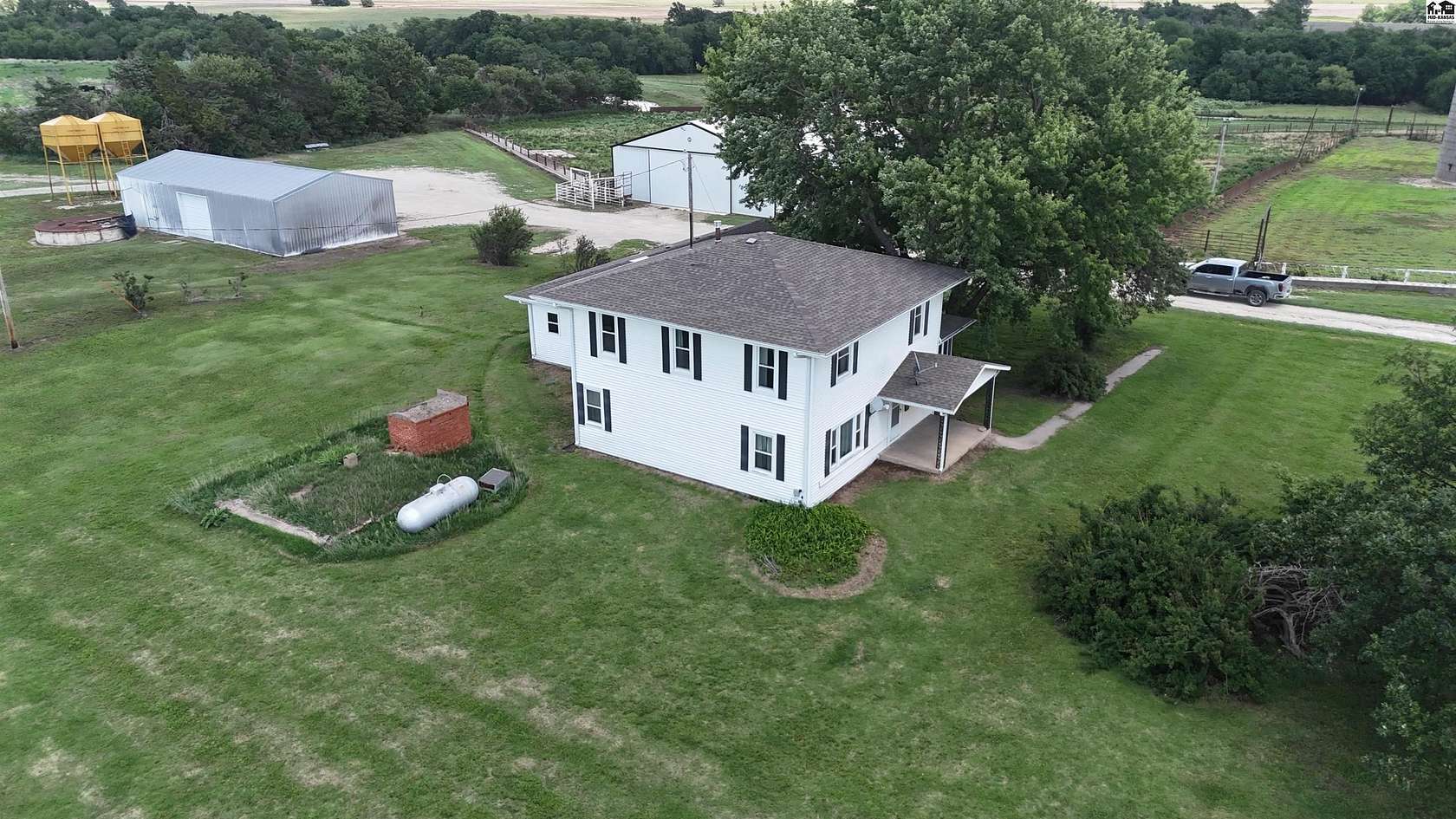 49.8 Acres of Agricultural Land with Home for Sale in Durham, Kansas