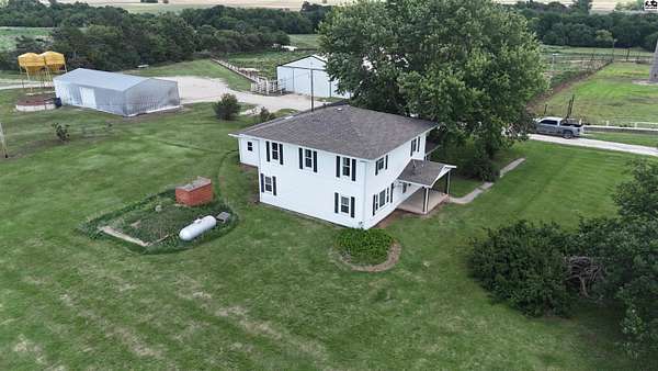 49.8 Acres of Agricultural Land with Home for Sale in Durham, Kansas