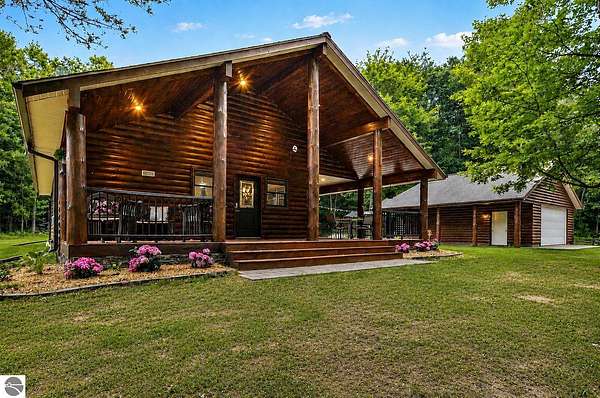 10 Acres of Land with Home for Sale in Irons, Michigan