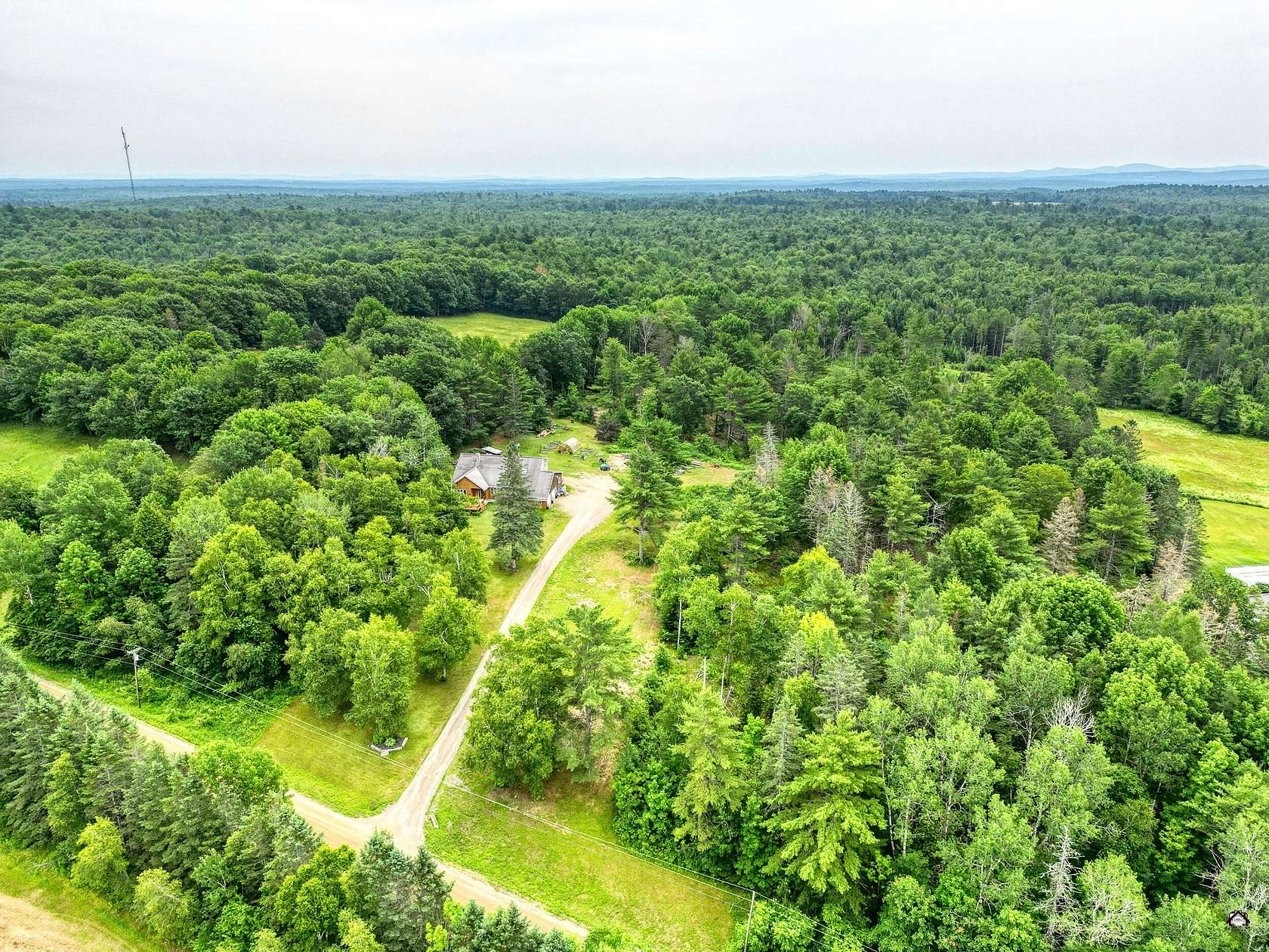 10 Acres of Land with Home for Sale in Exeter Town, Maine