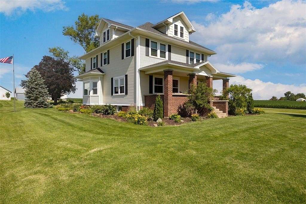 5.6 Acres of Land with Home for Sale in Shellsburg, Iowa