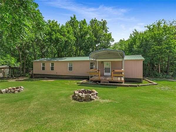 10 Acres of Land with Home for Sale in Mannford, Oklahoma