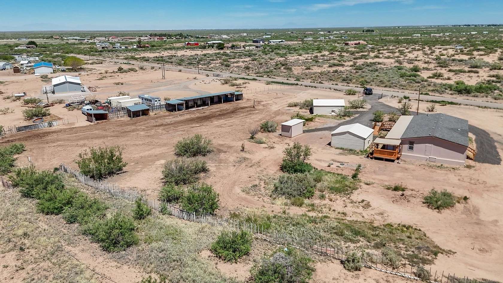 5 Acres of Land with Home for Sale in Alamogordo, New Mexico