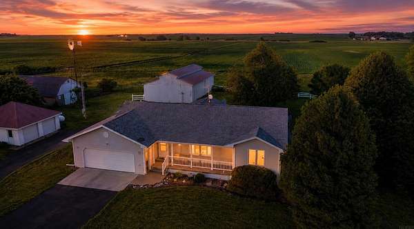 4.15 Acres of Land with Home for Sale in Holland, Iowa