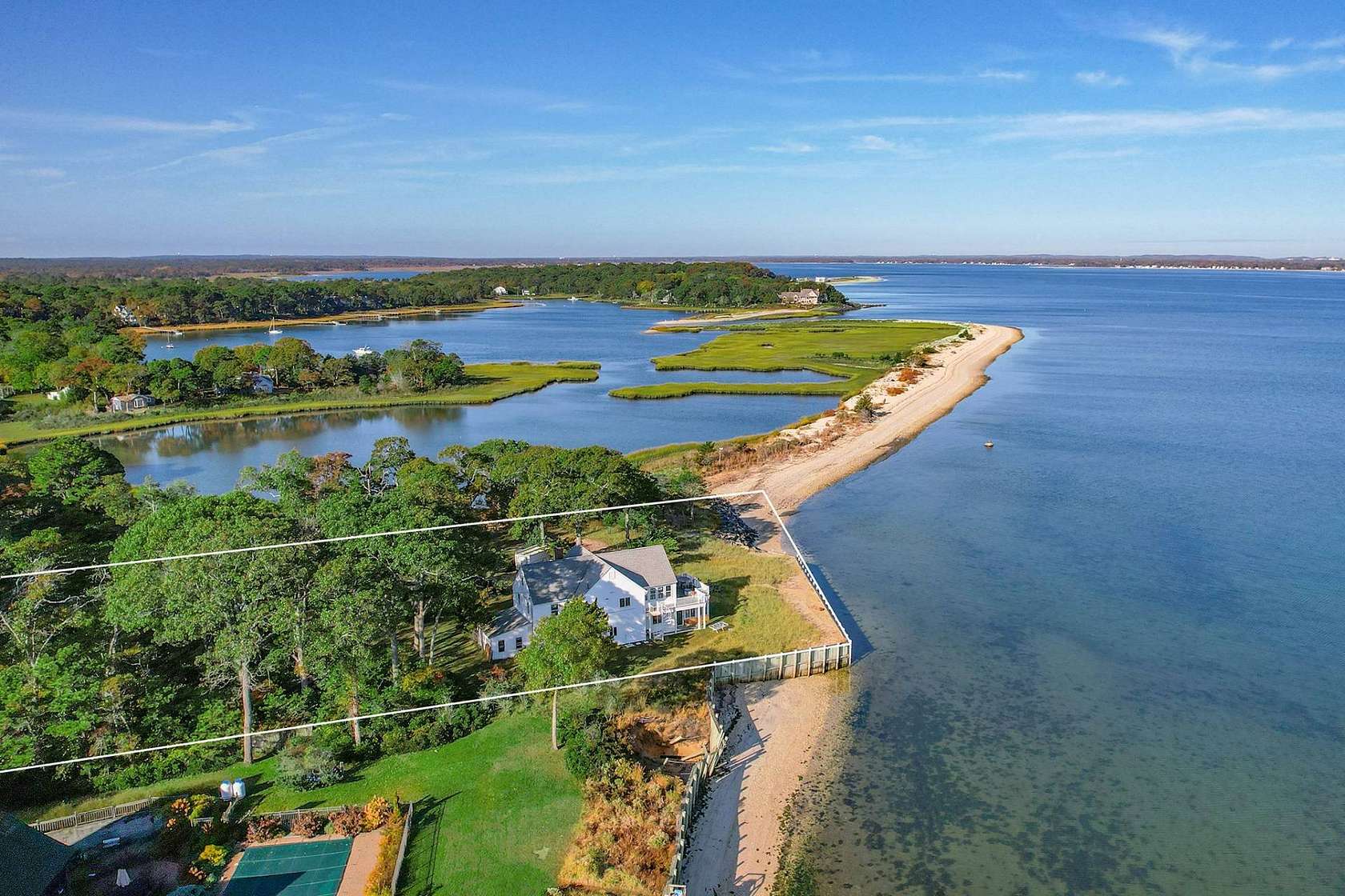 6.12 Acres of Land with Home for Lease in Hampton Bays, New York