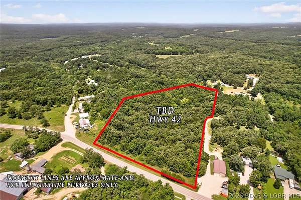 9.5 Acres of Commercial Land for Sale in Brumley, Missouri