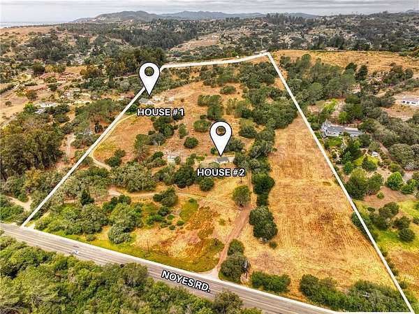 26.8 Acres of Land with Home for Sale in Arroyo Grande, California
