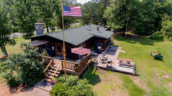 5 Acres of Land with Home for Sale in Danbury, Wisconsin