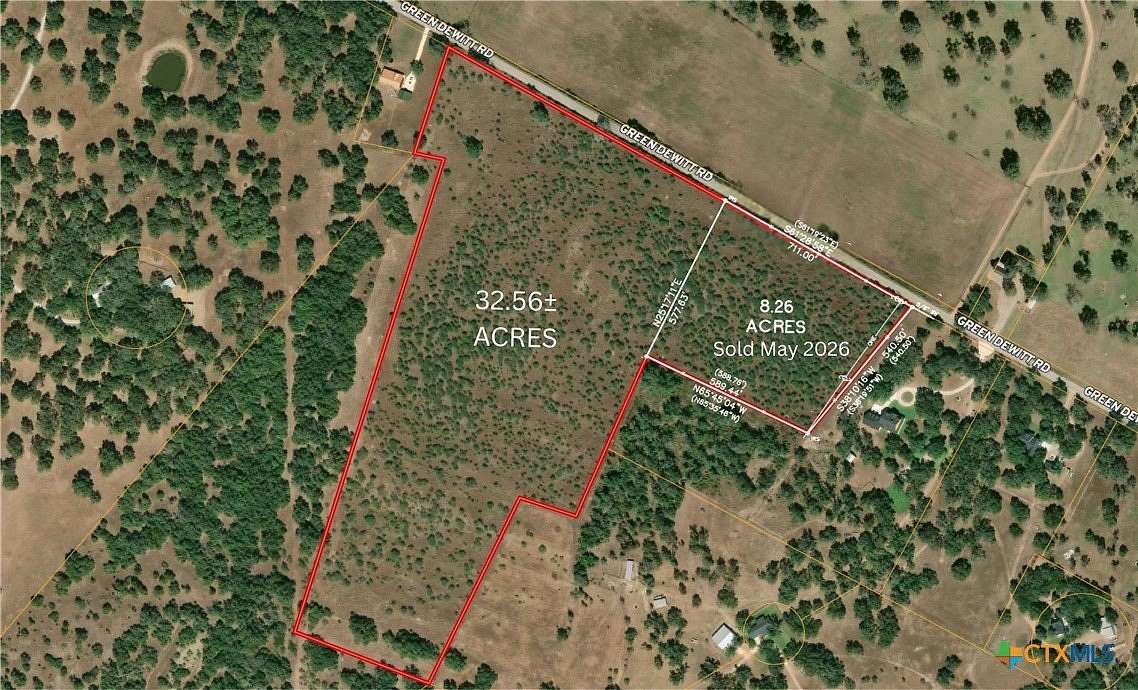 32.6 Acres of Land for Sale in Cuero, Texas