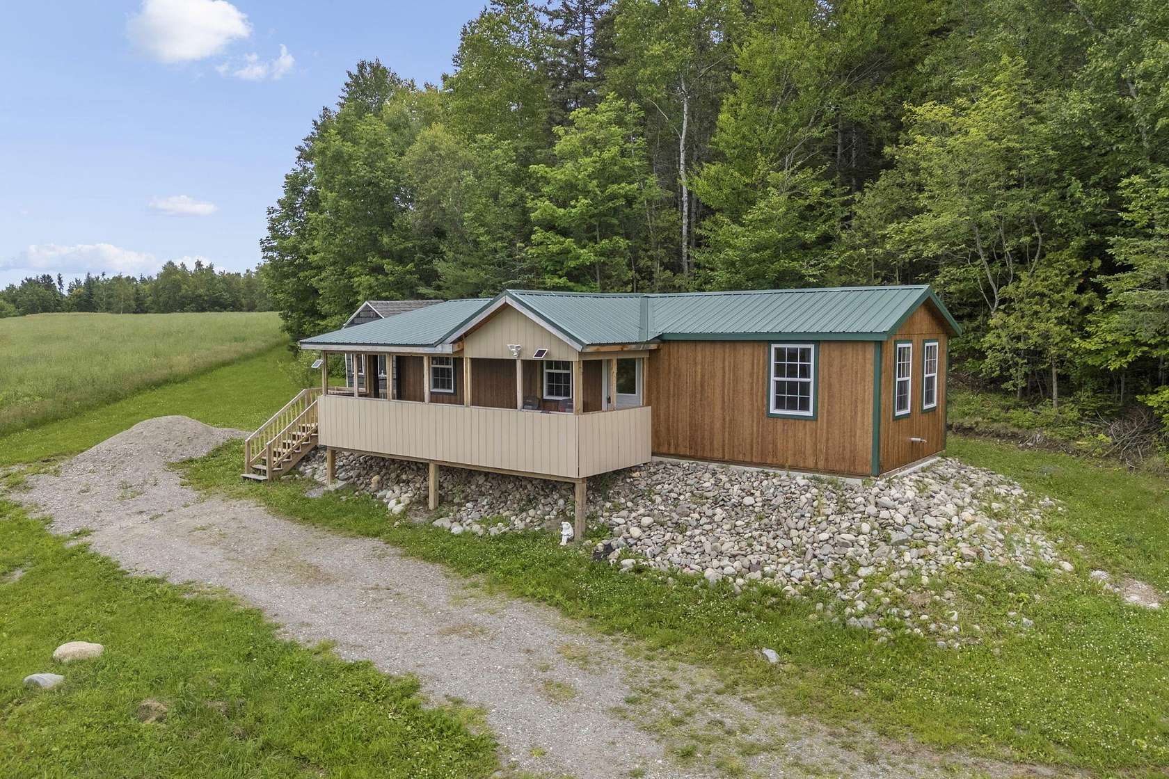 14.5 Acres of Recreational Land with Home for Sale in Wellington, Maine
